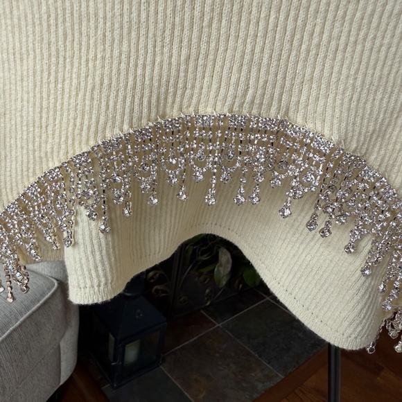 NWT Zara rhinestone sweater - Picture 2 of 5